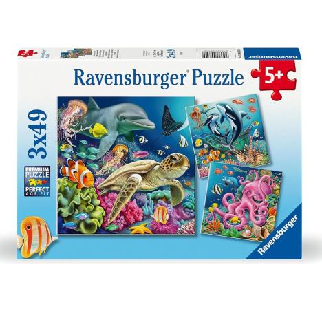 Under Water 3 x 49pc Jigsaw Puzzles £6.99